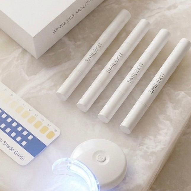 Wireless Teeth Whitening Kit with LED Light