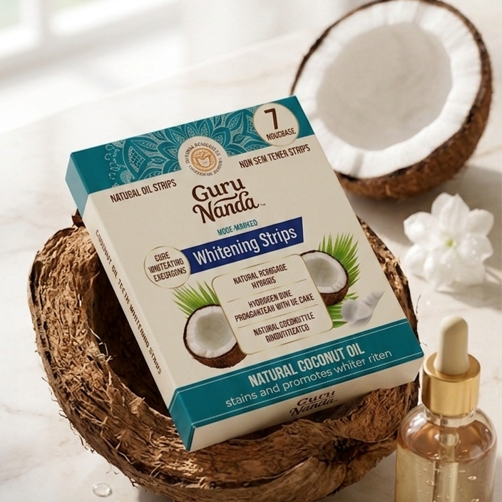 Coconut Oil Teeth Whitening Strips