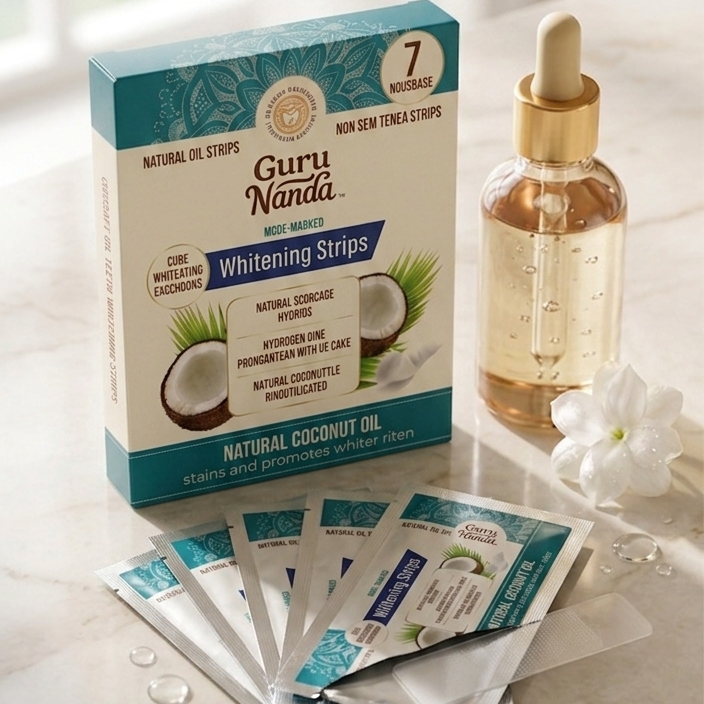 Coconut Oil Teeth Whitening Strips